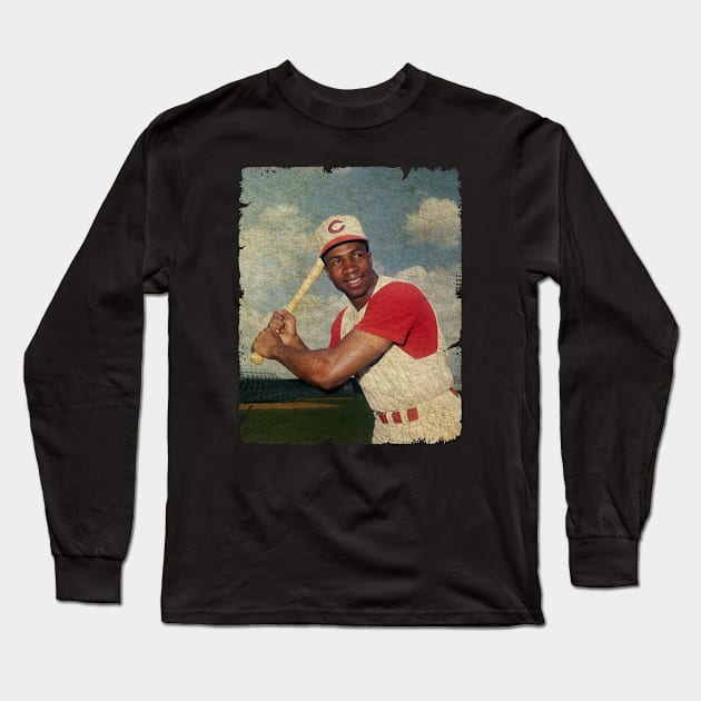 Frank Robinson - 1956 NL ROY Long Sleeve T-Shirt by SOEKAMPTI